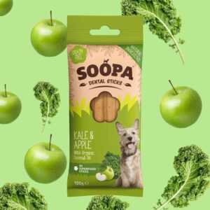 Bâtonnets dentaires pour chiens Kale & Apple