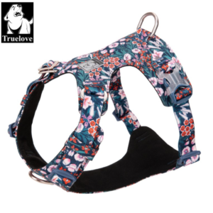 Harnais pour chien Truelove Colorado Flower – Navy – XXS